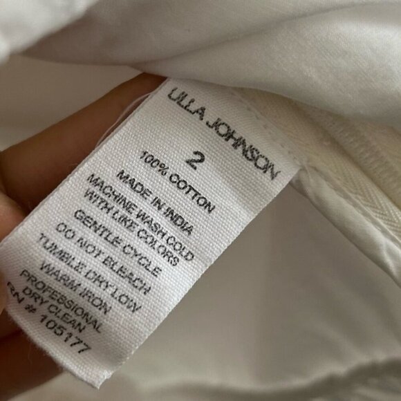 Ulla Johnson Camilla Mini Ruffle Dress Cowrie Size 2 - Picture 8 of 13